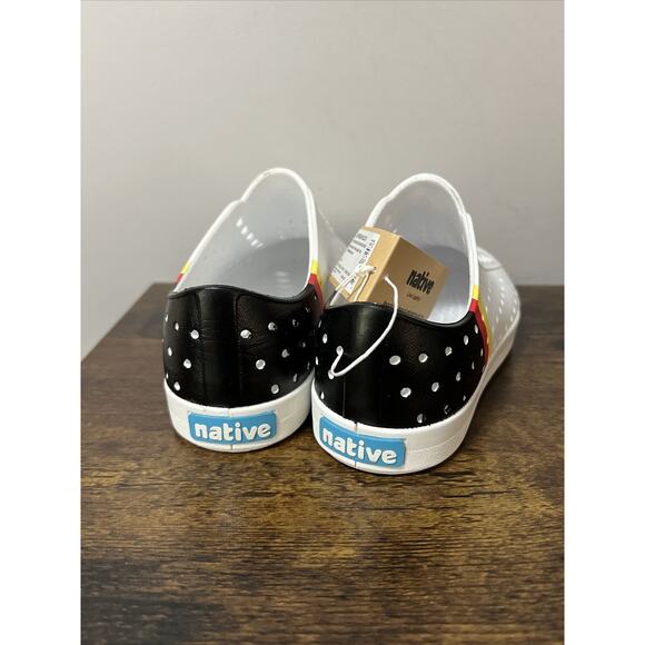 NEW Native Kids Jefferson BLOCK Sandals Size J1 ~ GERMANY FLAG Black,Red,Yellow - Picture 4 of 9